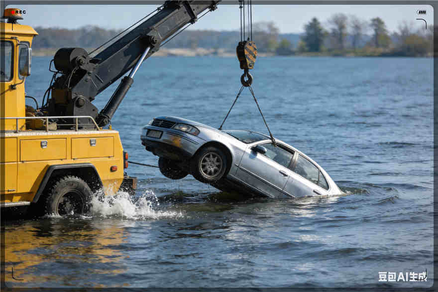 呼中区吊车救援电话【案例】